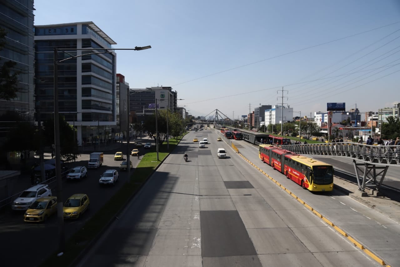 Bogota transmilenio, día sin carro, bicicletas, autopista
Febrero 2 de 2022