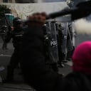 Esmad despejando las entradas a la Corte
Protestas