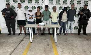 Capturan 18 supuestos extorsionistas en Barranquilla, Baranoa y Soledad, Atlántico.
