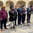 Gabinete de gobierno en la Casa de Nariño