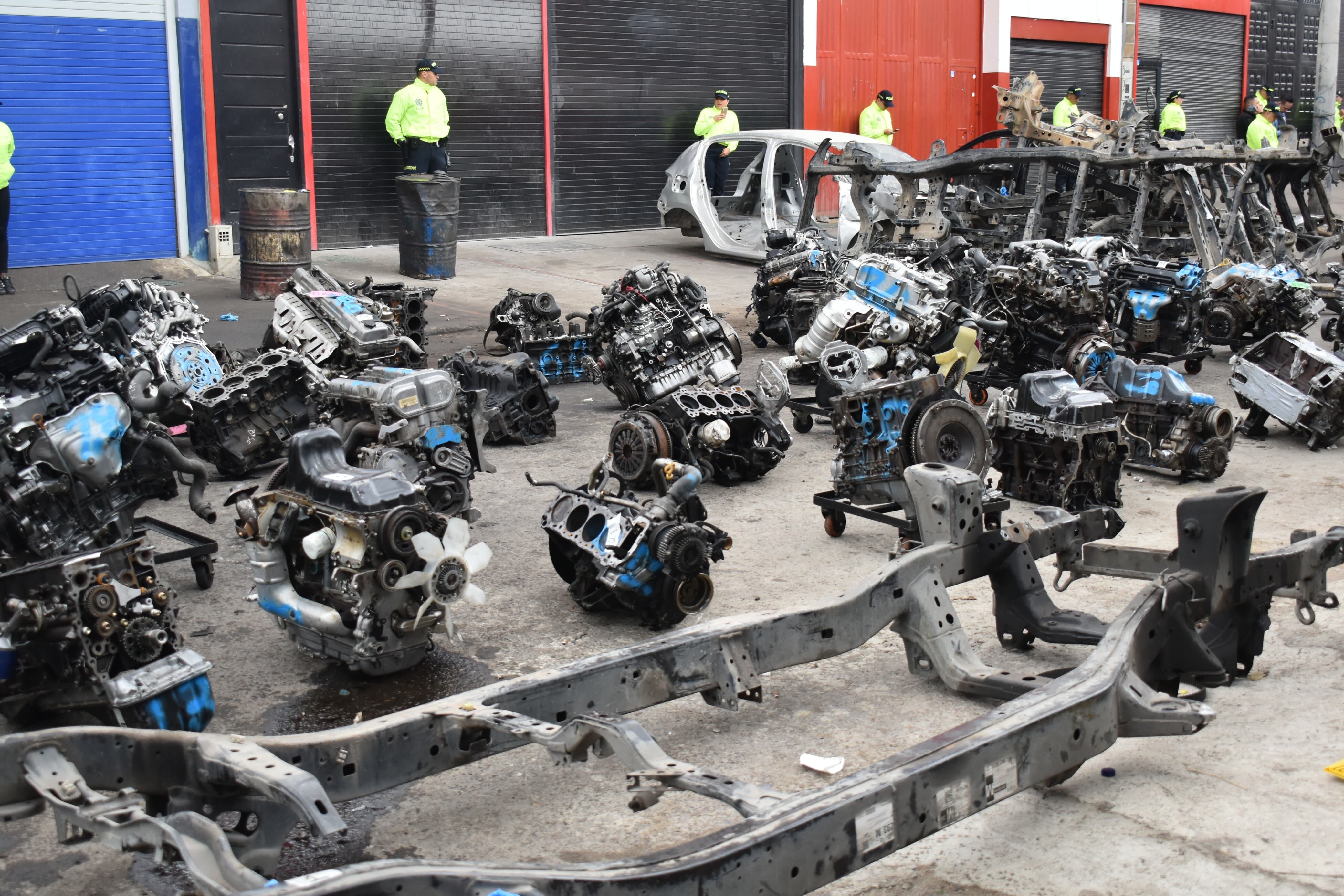 En 25 días de enero, la Policía capturó a 58 personas por delitos relacionados con el hurto de vehículos.