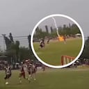 Imagenes sensibles de la tragedia en un campo de fútbol en Tailandia (Asia).