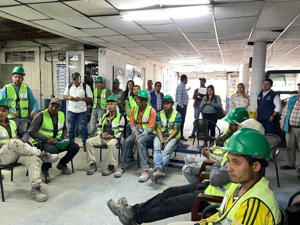 Se adelantó una protesta de los trabajadores del lote 1 del Bulevar de la 19 en Manizales