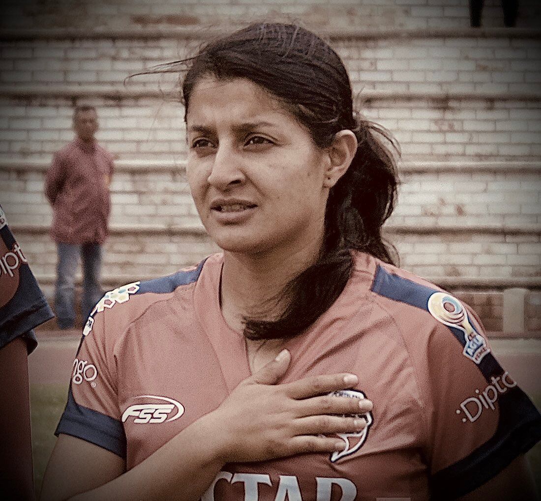 Angie Valbuena en su paso por Fortaleza