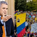 El presidente Iván Duque habló sobre la nueva convocatoria de marchas en Colombia.