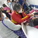 Claudia López amaneció en el hospital de Meissen, visitando a los heridos tras atentado terrorista en Bogotá.