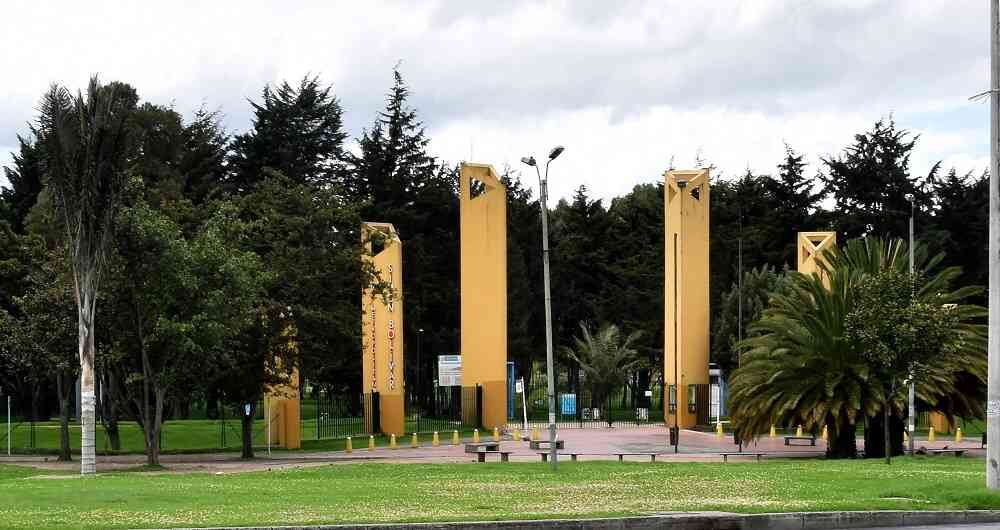 Parque Simón Bolívar, en Bogotá.