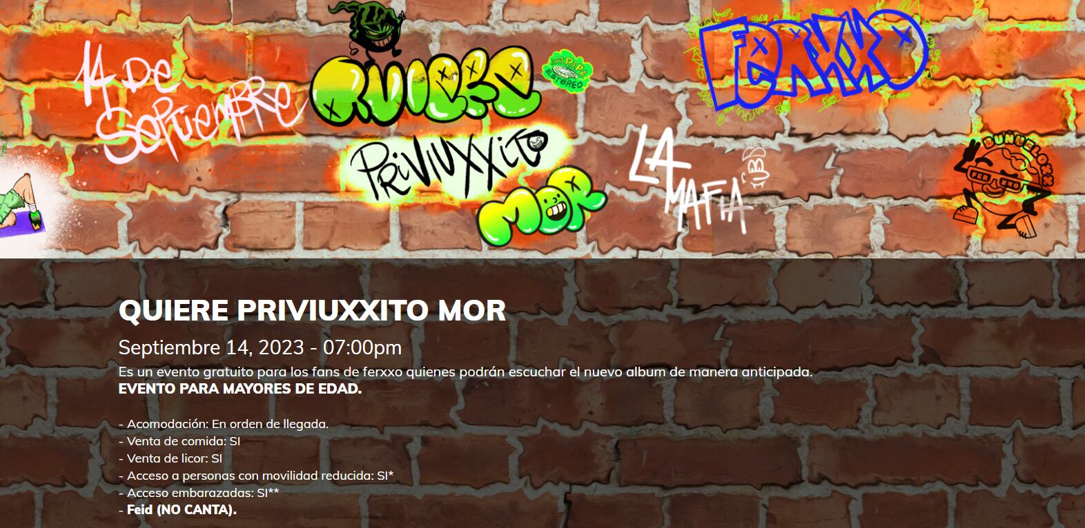 El 14 de septiembre se llevará a cabo un evento gratuito en la ciudad de Medellín en la que los fanáticos de Feid podrán escuchar su nuevo álbum