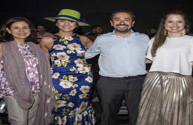  Lila Ochoa, Camila Hogueda, Carlos Martín y Diana Weist.