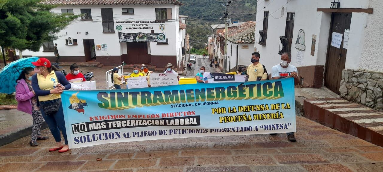 El martes último realizaron una movilización en el municipio de California.