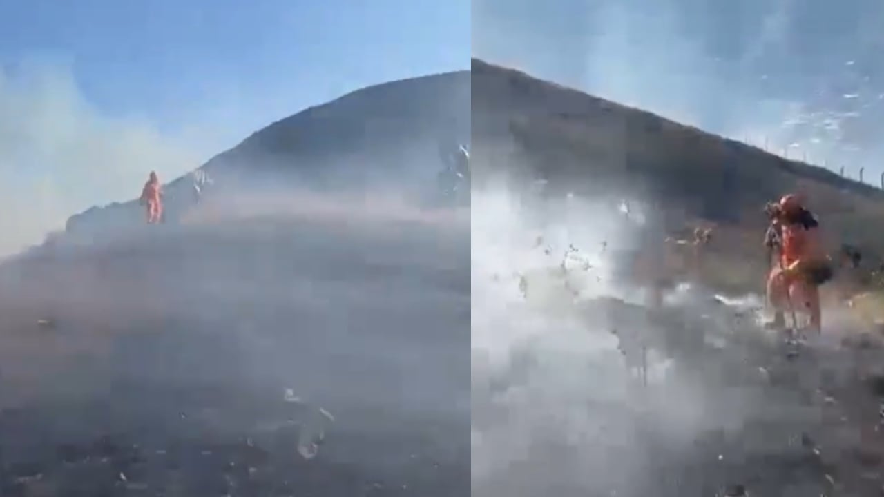 La emergencia fue atendida por los bomberos de Cali.