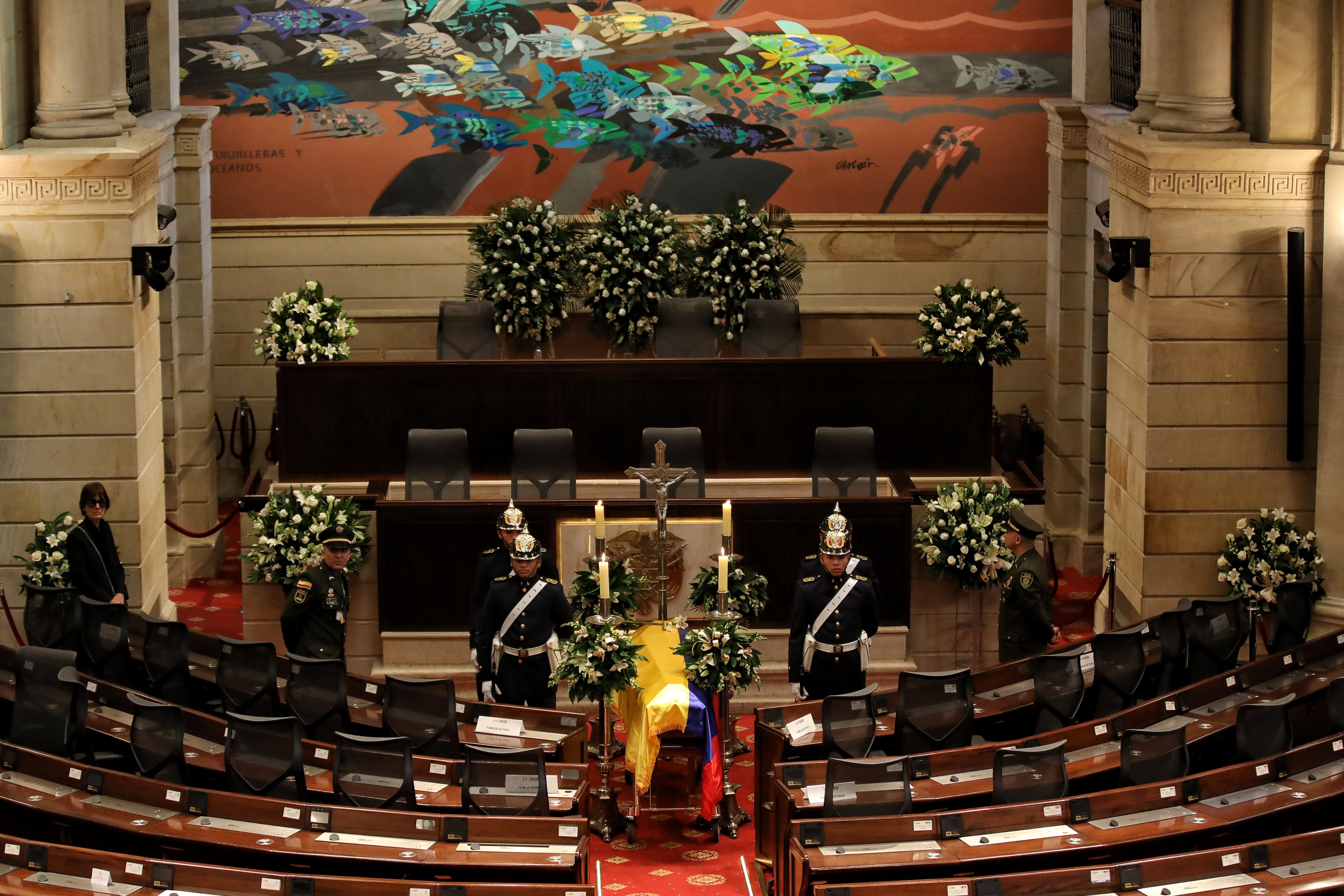 Homenaje al Maestro Fernando Botero en el Capitolio