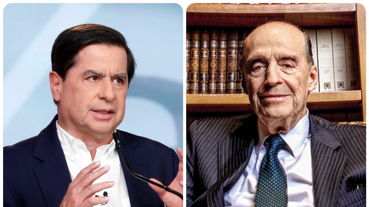 Los exministros Juan Fernando Cristo y Álvaro Leyva
