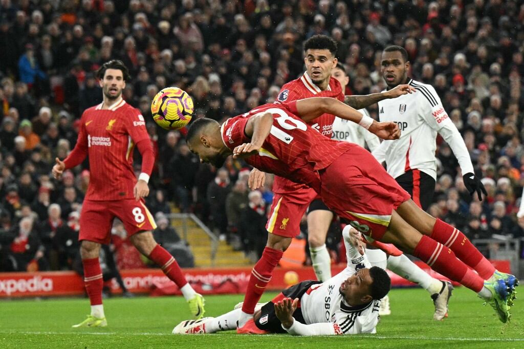 Luis Díaz estuvo presente en el empate 2-2 entre Liverpool y Fulham por la fecha 16 de la Premier League.