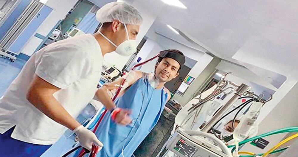 Mauricio Rodríguez celebra la nueva oportunidad que le está dando la vida. 