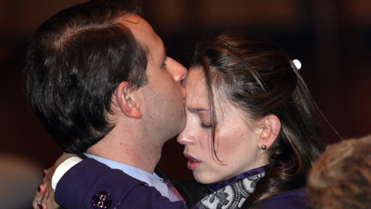 El exministro de Agricultura, Andrés Felipe Arias y su esposa, Catalina Serrano.