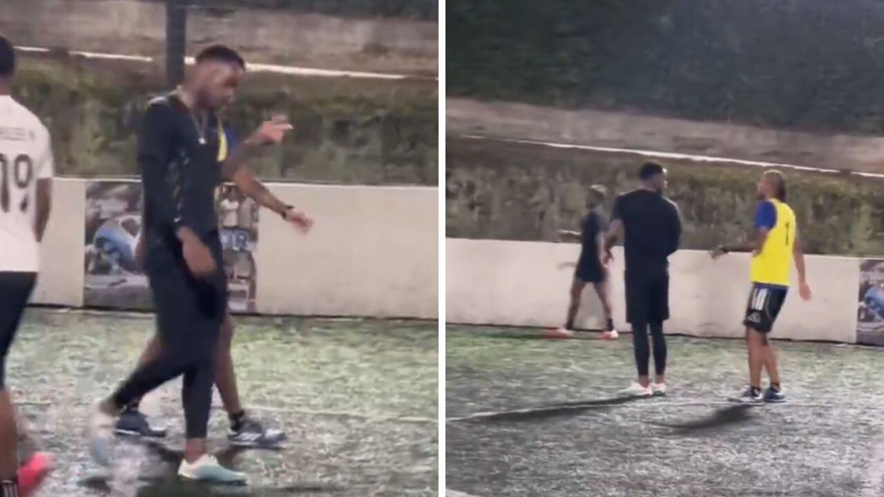 Imagen del video del reclamo de Jhon Durán.