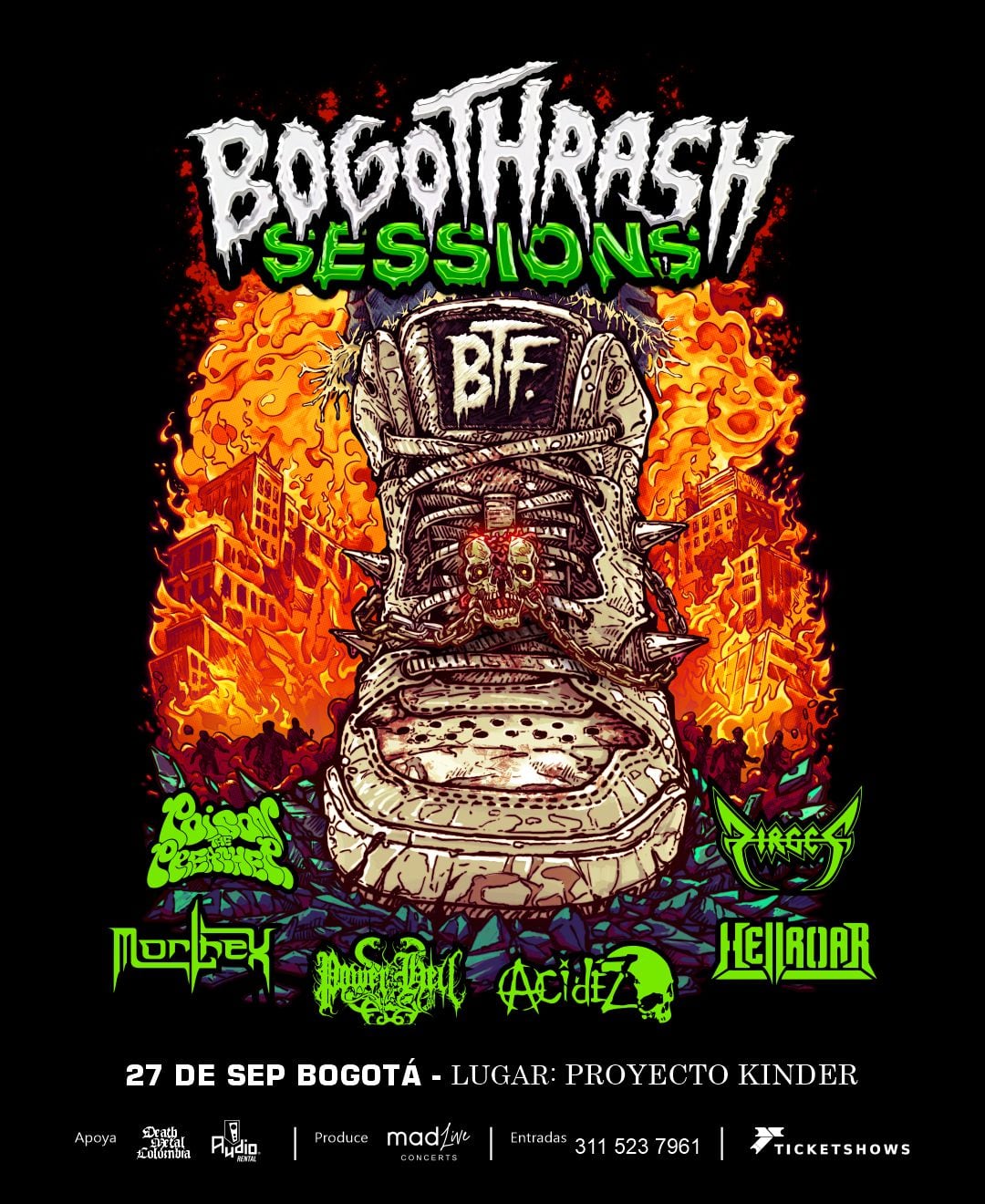Bogothrash anunció una serie de eventos que permitirán reconstruir el proyecto y fortalecer nuevamente su relación con la escena.