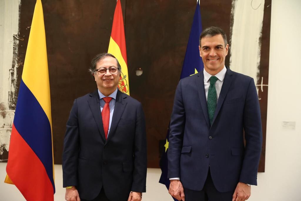 Gustavo Petro y Pedro Sánchez