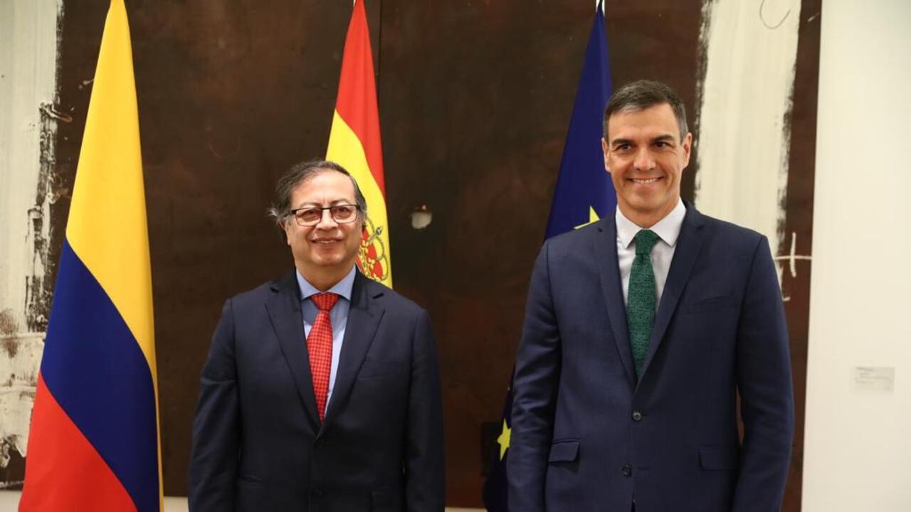 Gustavo Petro y Pedro Sánchez