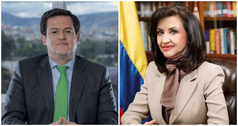 El ministro encargado de Justicia, Javier Sarmiento, y la canciller Claudia Blum defendieron la gestión del Gobierno.