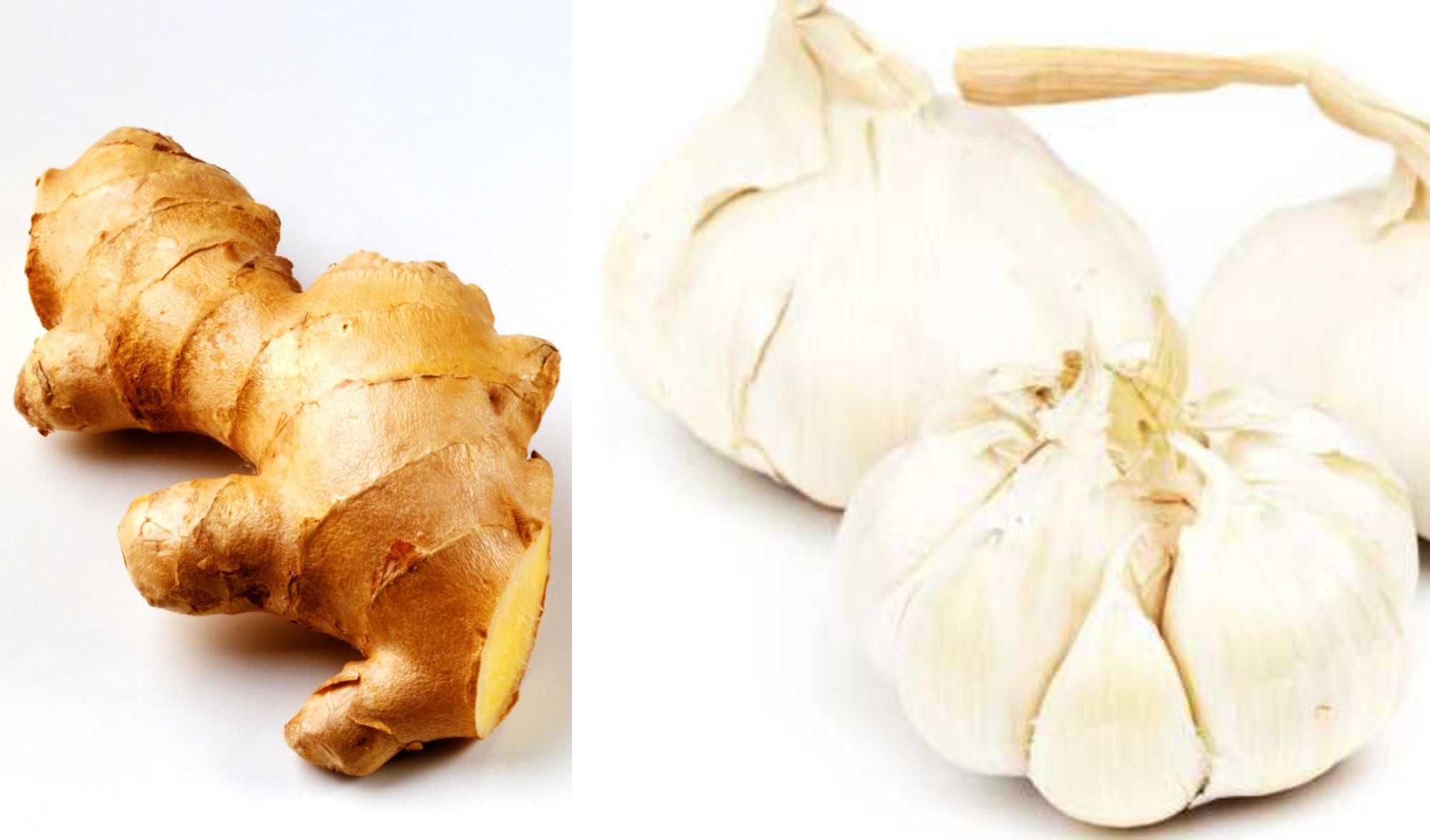Jengibre y ajo