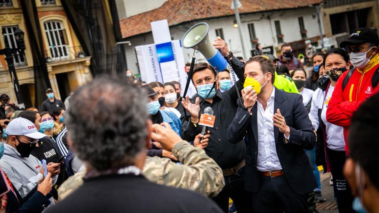 Movilizaciones San Victorino. Secretaría de Gobierno.