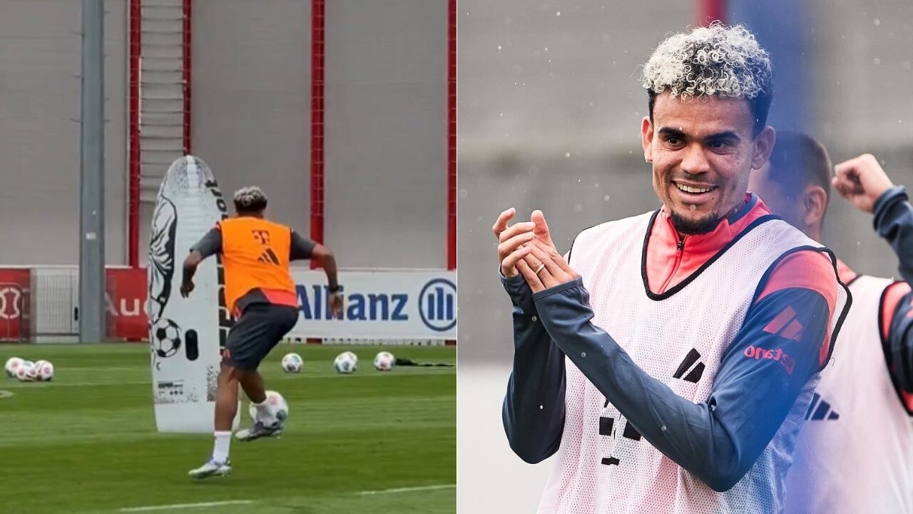 Luis Díaz ya destaca en los entrenamientos de Bayern Múnich