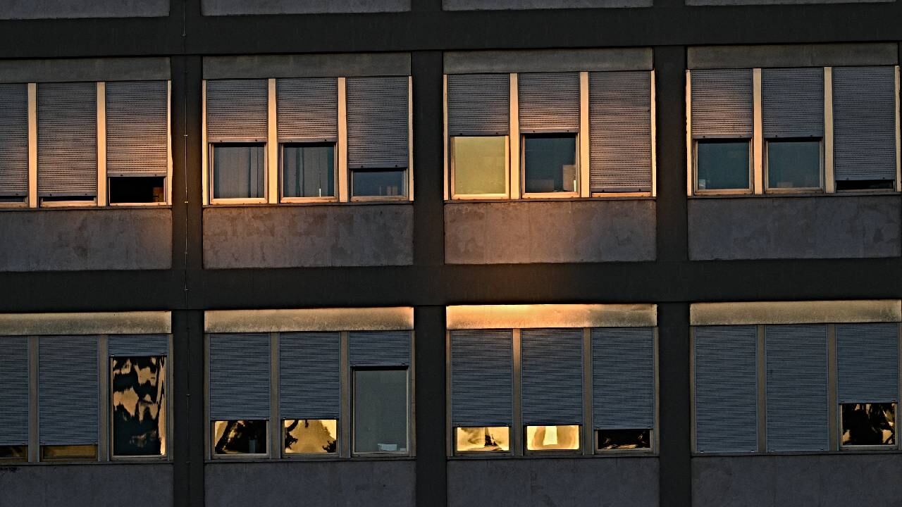 Esta fotografía muestra una vista del hospital Gemelli en Roma el 8 de junio de 2023, donde el Papa Francisco ha sido hospitalizado.