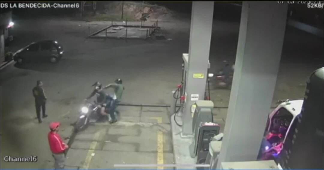 Este hecho se registró en la noche del domingo 7 de mayo.