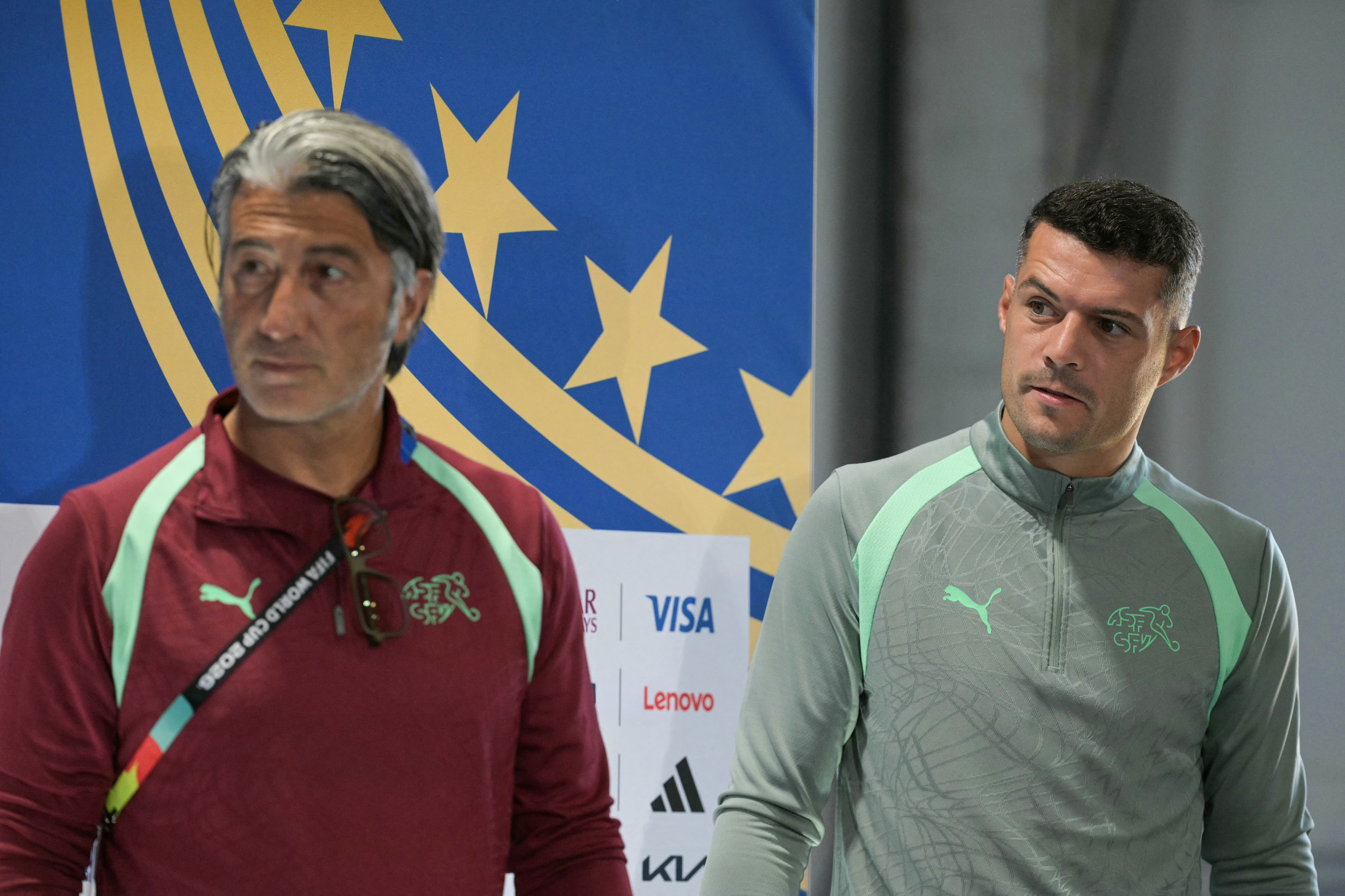 Murat Yakin, técnico de Suiza y Granit Xhaka. El DT no podrá contar con una de sus estrellas vs. Argentina