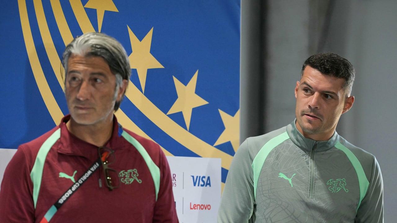 Murat Yakin, técnico de Suiza y Granit Xhaka. El DT no podrá contar con una de sus estrellas vs. Argentina.