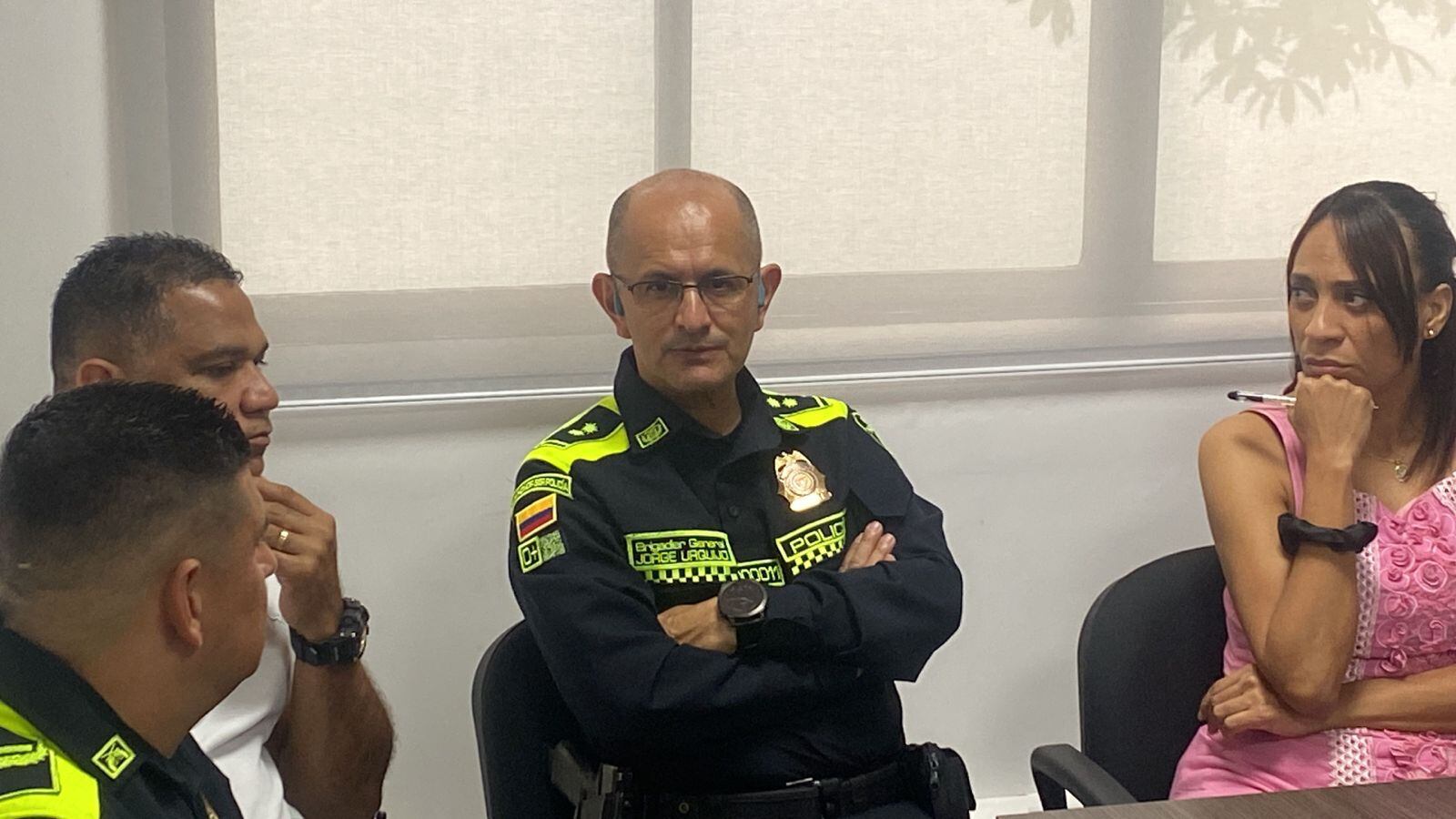 Tras las amenazas denunciadas el comandante estuvo en el sitio