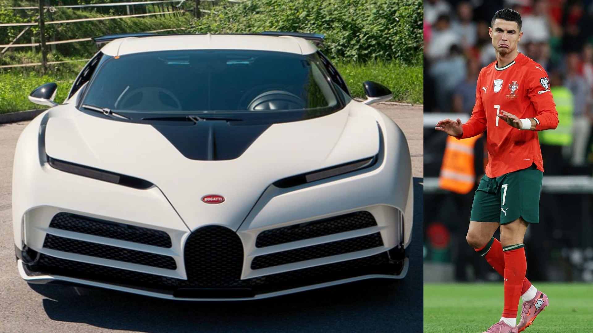 El Bugatti Centodieci apareció en venta en un concesionario suizo; hay rumores sobre que pueda ser el de Cristiano Ronaldo.