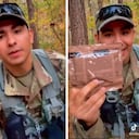 Soldado se hace viral tras publicar vídeos sobre comida.