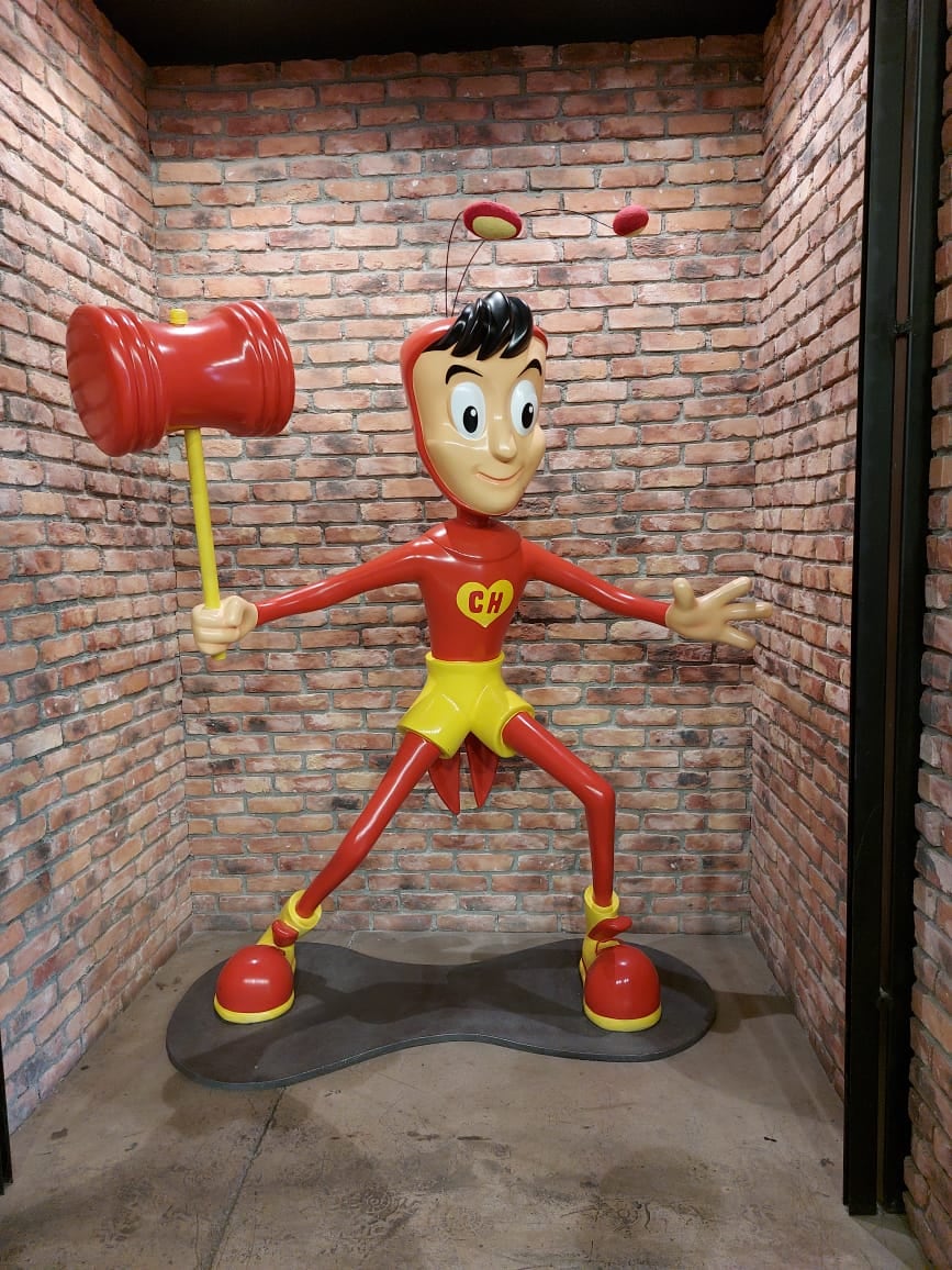 El Chapulín Colorado que está en la vecindad de Ciudad de México