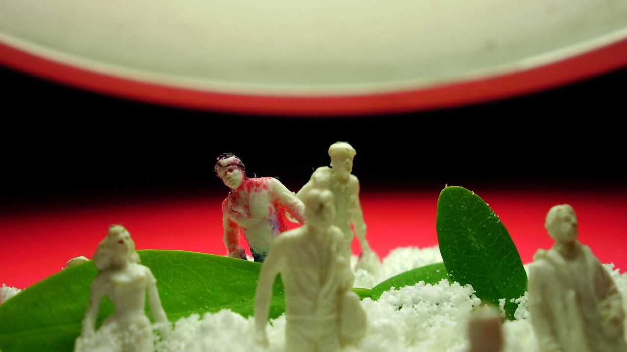 Obra: Paisajes escamosos- Trabajo con las uñas, Édinson Quiñones, 2012 - 2019.