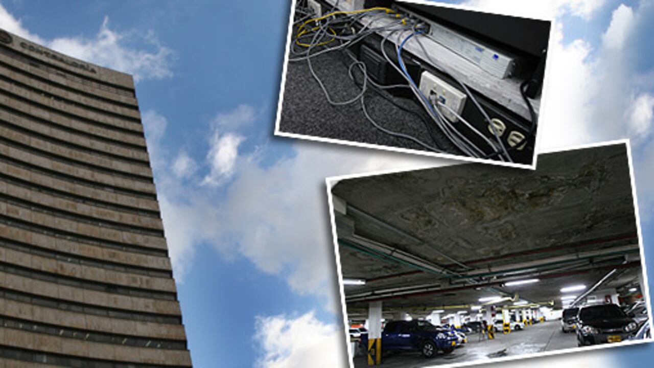 Semana.com visitó las instalaciones de la Contraloría y comprobó el deterioro de sus instalaciones.