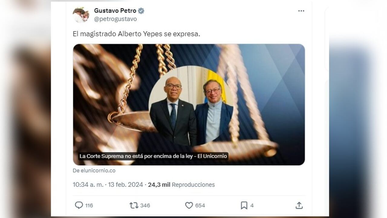 Trino del presidente Gustavo Petro