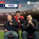 Los comentarias de Ovación, en Perú, narrando el juego ante Australia
