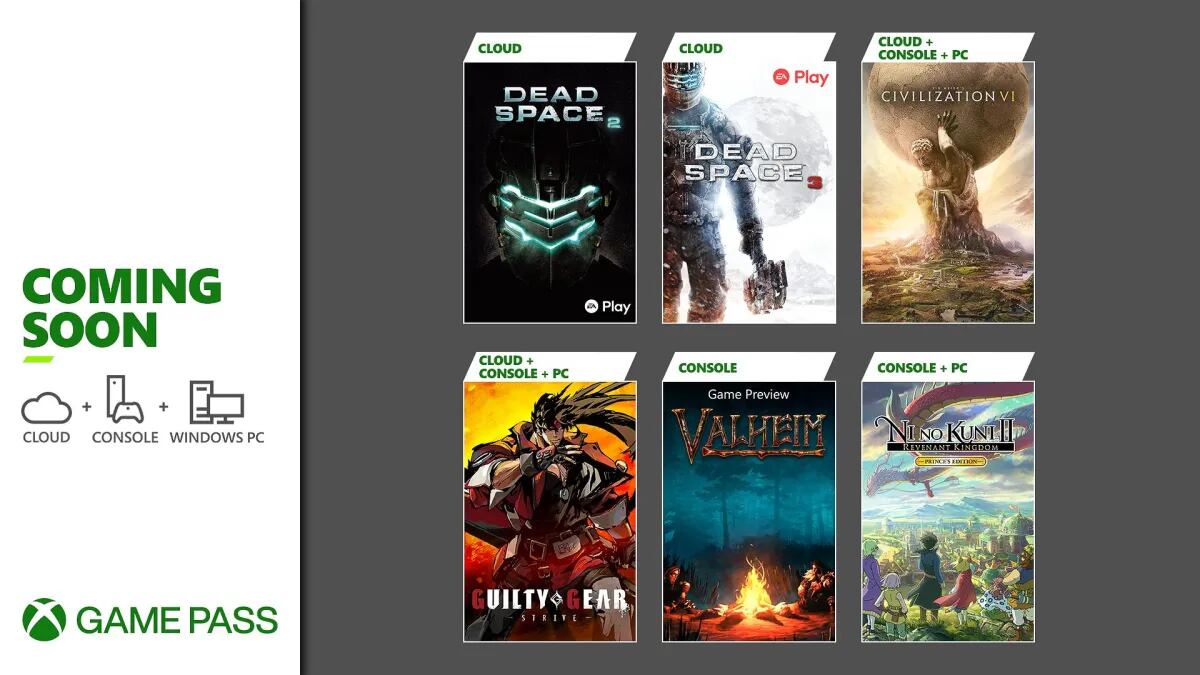 Lista de jugos que llegan a Xbox Game Pass en marzo del 2023.
