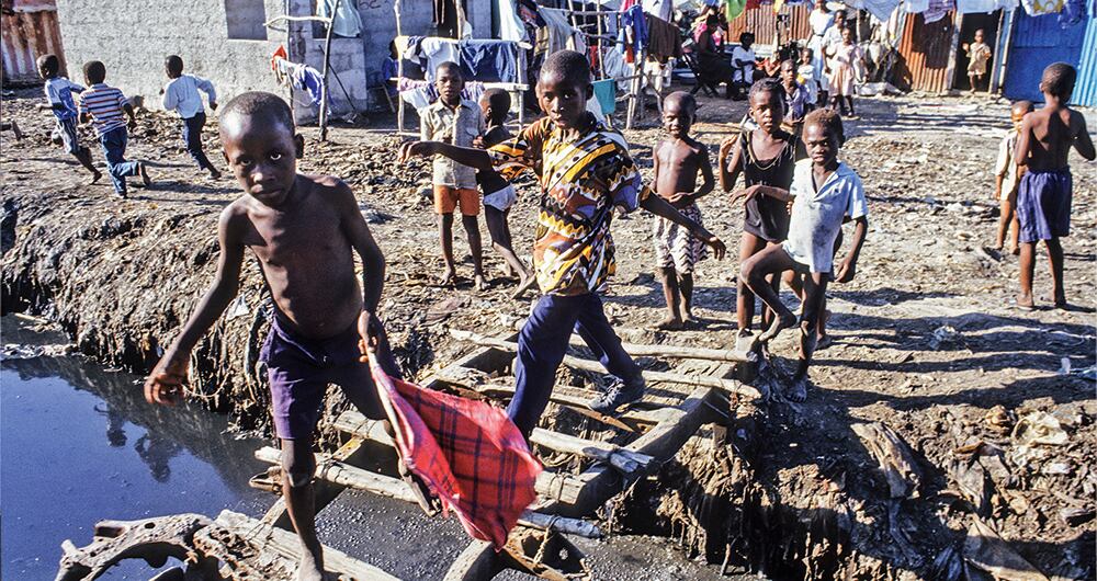 Haití es considerado el país más pobre de América. 