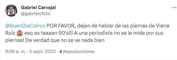 Críticas a Viena Ruiz por su llegada a 'Buen día, Colombia'