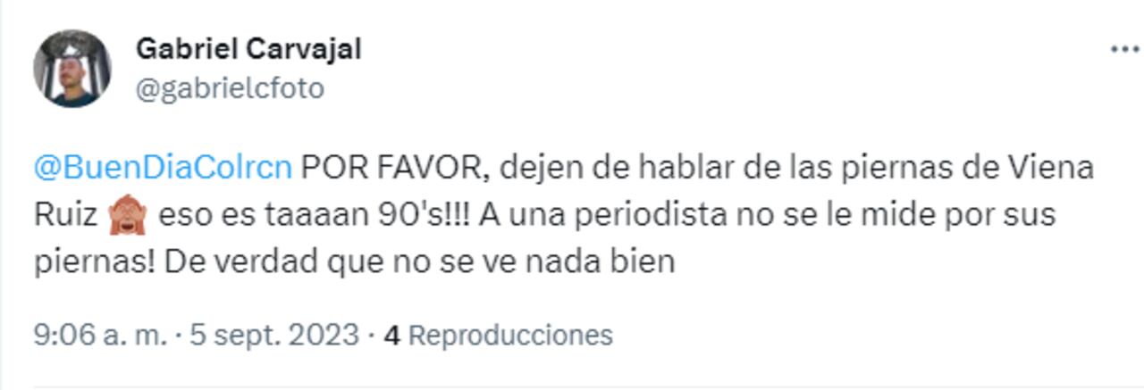 Críticas a Viena Ruiz por su llegada a 'Buen día, Colombia'