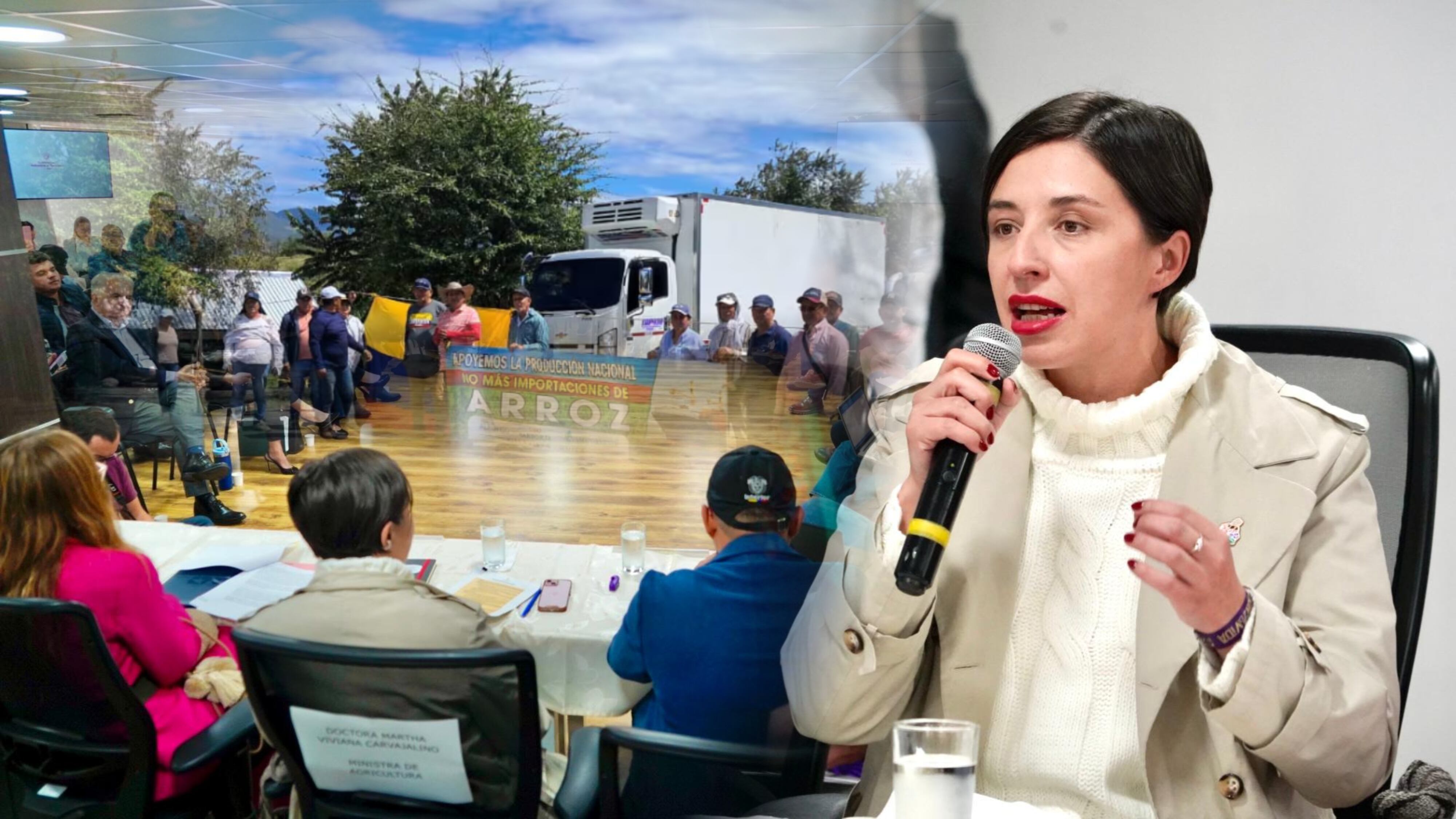 Largas negociaciones sin acuerdos mientras bloqueos del paro arrocero persisten en 10 departamentos.