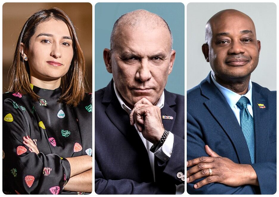 Laura Sarabia, Roy Barreras y Luis Gilberto Murillo