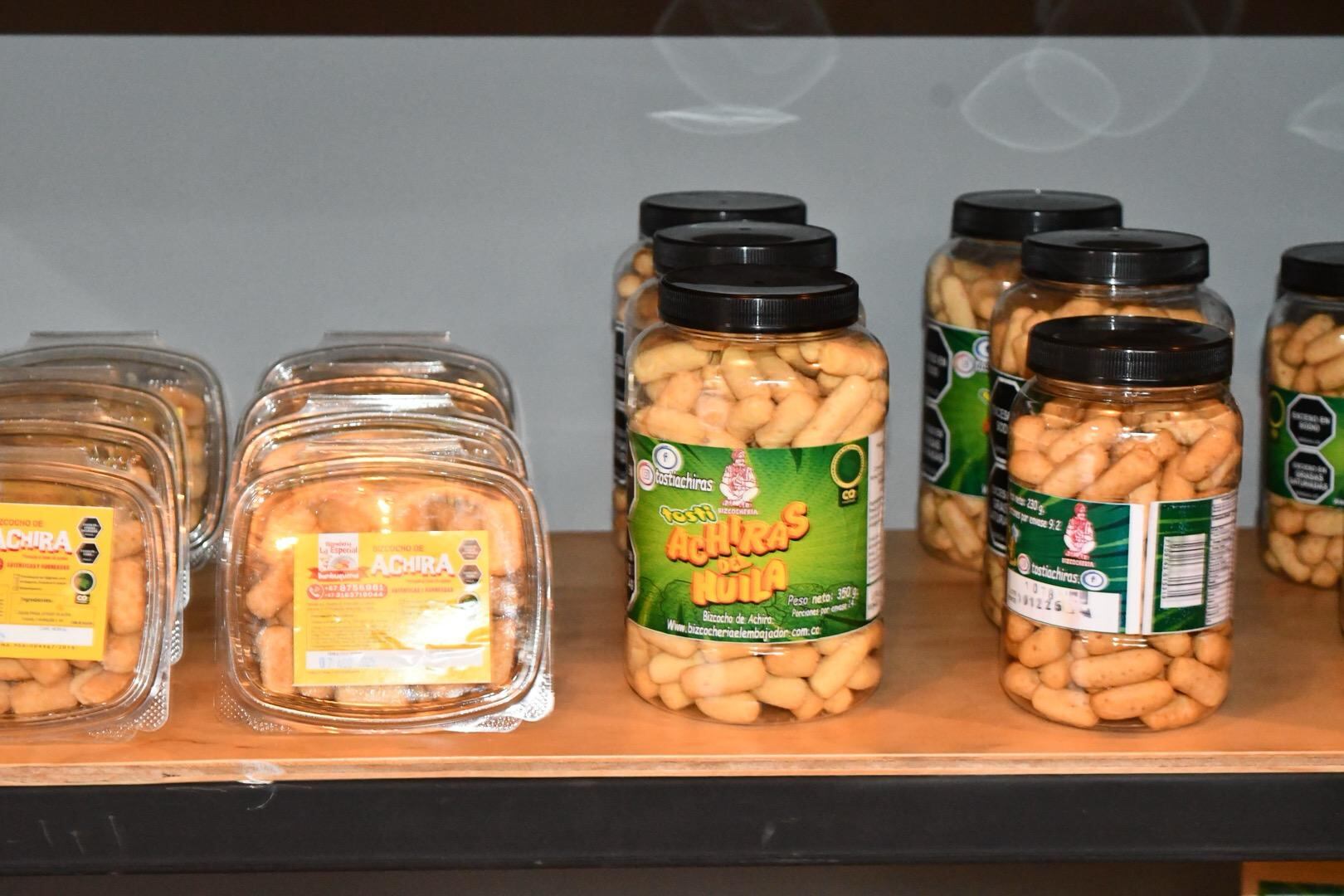 Las achiras son uno de los cinco productos con denominación de origen elaborados en el Huila y que ahora se pueden encontrar en la Tienda de Promisión de Bogotá.