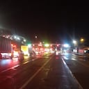 La vía al llano permaneció cerca de cuatro horas cerrada debido a un nuevo atentado.