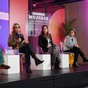 Juanita Mesa, vicepresidenta legal de Grupo Familia una compañía Essity; Johana Cerpa, vicepresidenta legal y de Asuntos Corporativos de Coca-Cola FEMSA; María Isabel Acosta, directora de Diversidad de Bancolombia; Sandra Suárez, gerente general de SEMANA.