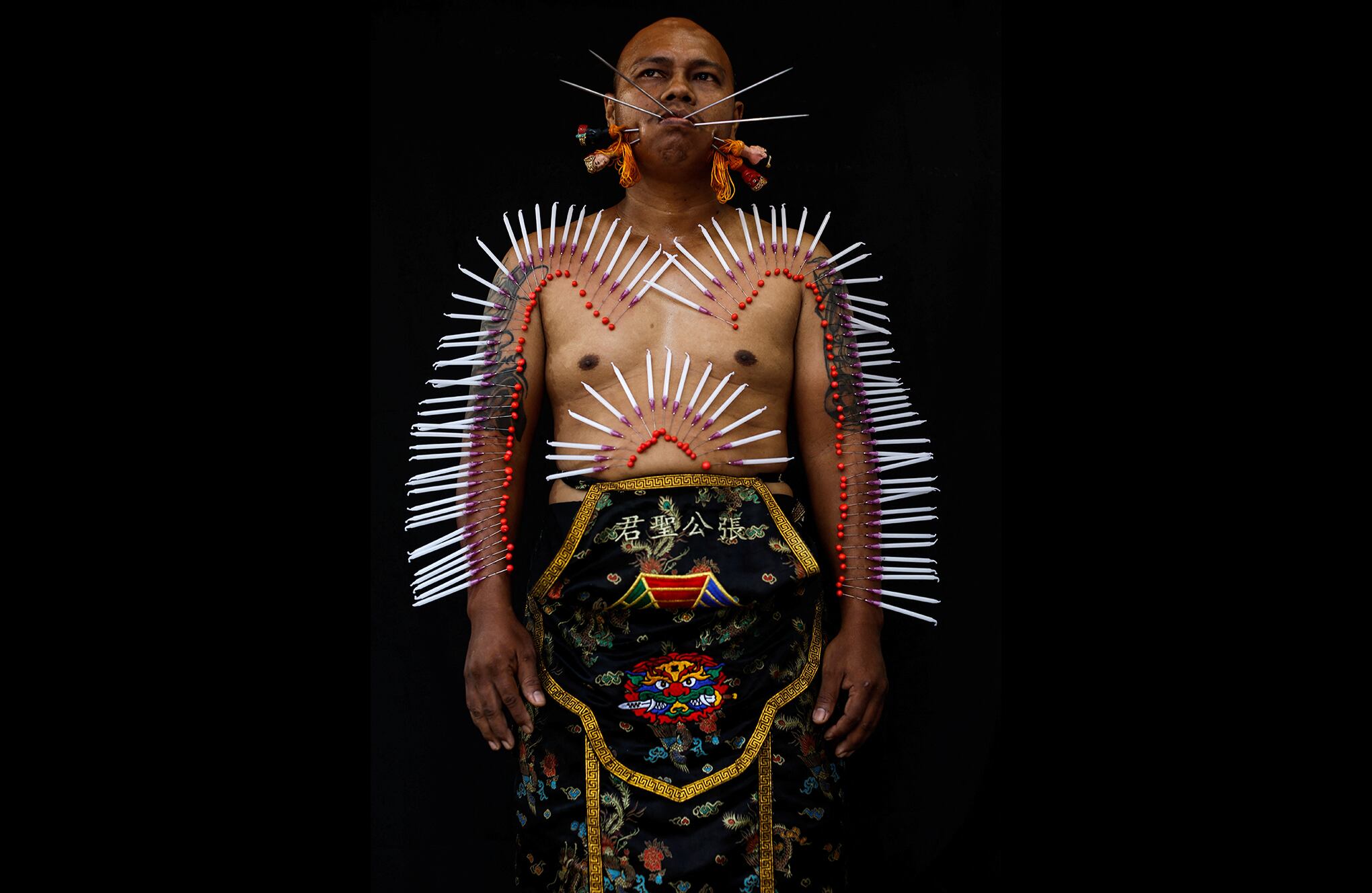 En imágenes : Retratos del festival vegetariano taoísta en Phuket